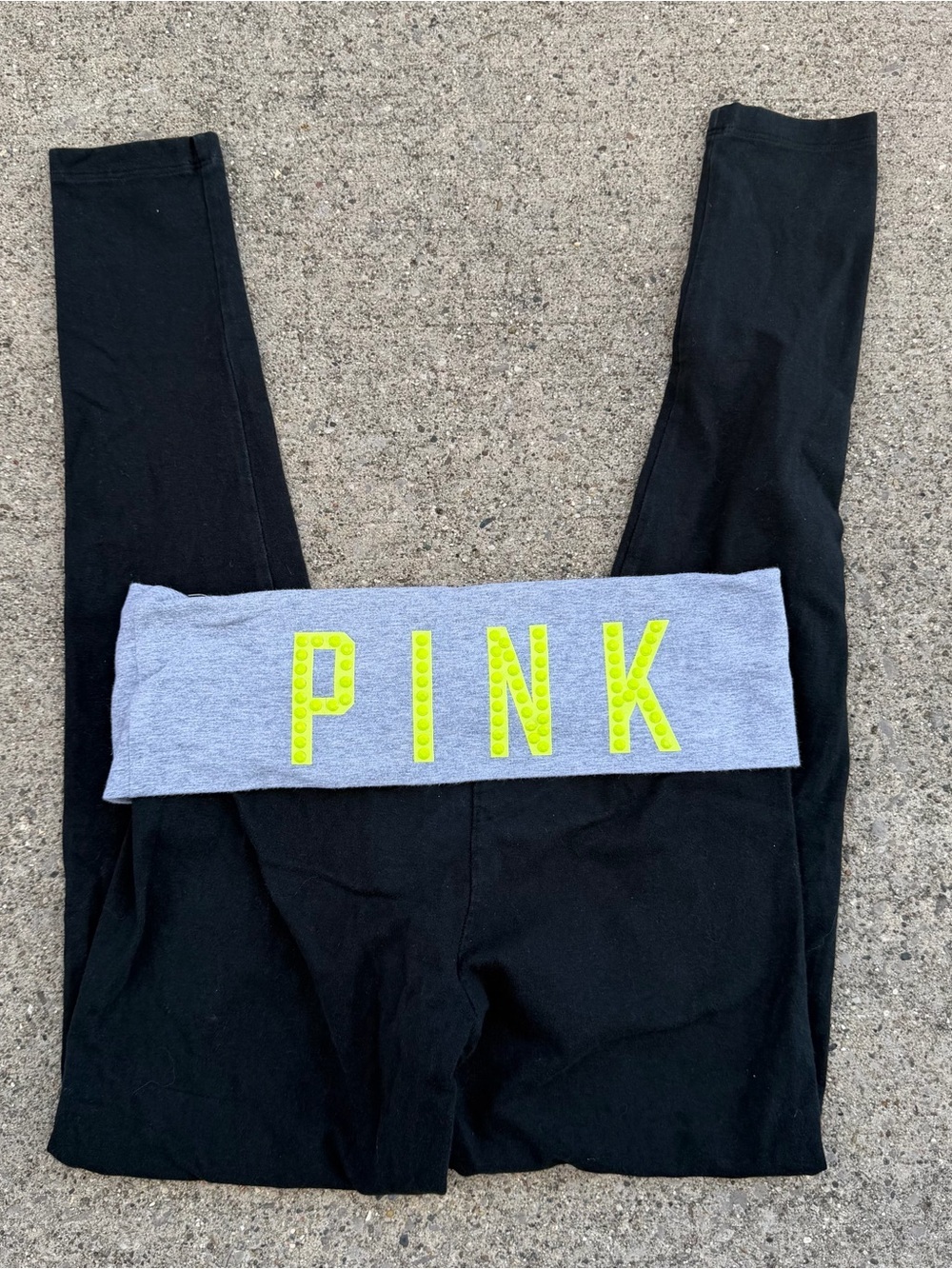 Victoria’s Secret PINK Fold Over Yoga Leggings Small